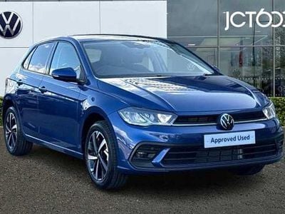 Used VW Polo Match 95 HP (69 kW) 2025 Blue Hatchback