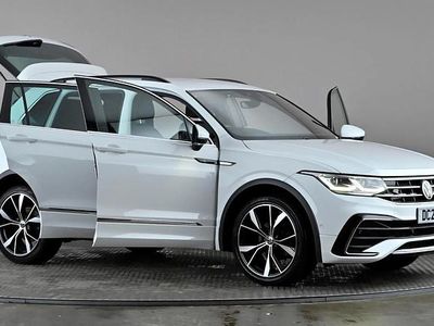 White Used 2021 VW Tiguan R-line SUV | £22,498 (Fair price)