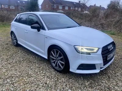 Used Audi A3 Sportback Black Edition 116 HP (85 kW) 2017 White Hatchback