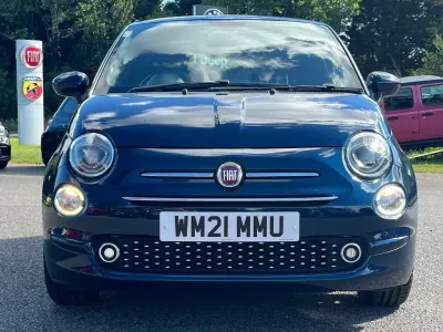 Used Fiat 500 Lounge 70 HP (51 kW) 2021 Blue Hatchback