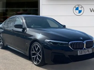Używany BMW 520 M Sport 190 KM (139 kW) 2021 Czarny Sedan/Limuzyna