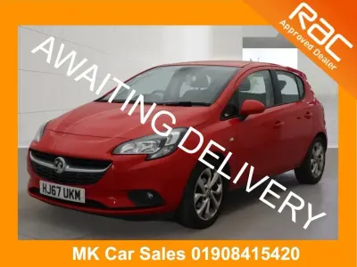 Used Vauxhall Corsa 90 HP (66 kW) 2017 Lava red Hatchback