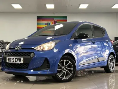 Used Hyundai i10 GO! 66 HP (48 kW) 2019 Blue Hatchback