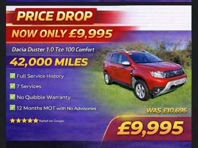 Used Dacia Duster Comfort 100 HP (73 kW) 2020 Red SUV