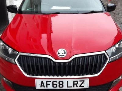 Used Skoda Fabia Colour Edition 75 HP (55 kW) 2018 Red Hatchback