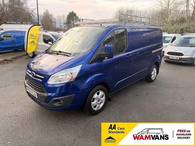 Blue Used 2015 Ford Transit Custom Limited Van | £9,995 (Fair price)