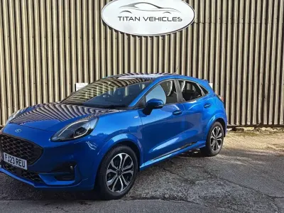 Begagnad Ford Puma ST-Line 125 HK (91 kW) 2023 Blå SUV