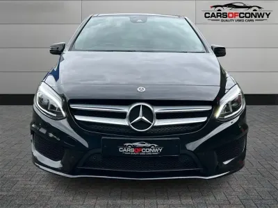 Used Mercedes B200 AMG line 136 HP (100 kW) 2017 Black Hatchback