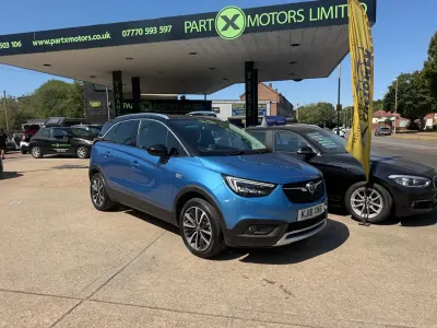 Used Vauxhall Crossland X Ultimate 110 HP (80 kW) 2018 Blue SUV