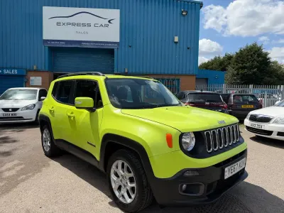 Used Jeep Renegade Longitude 110 HP (80 kW) 2017 Green SUV