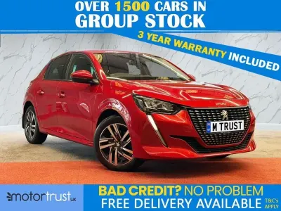 Second-hand Peugeot 208 Allure Premium 75 CP (55 kW) 2020 Roșu Hatchback
