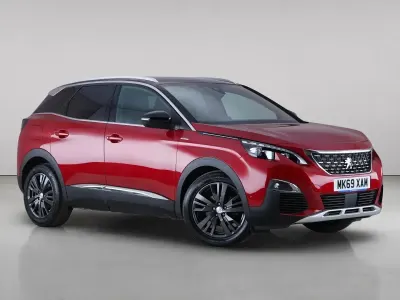 Used Peugeot 3008 GT-line 131 HP (96 kW) 2019 Red SUV
