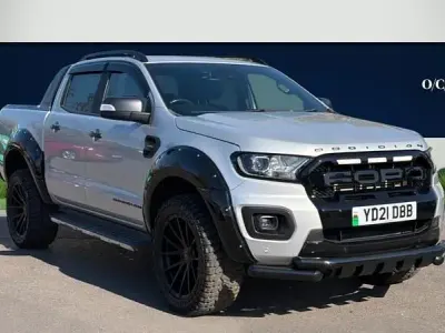 Begagnad Ford Ranger Wildtrack 2021 Silver Pickup