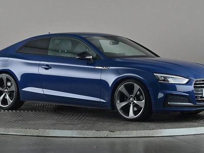 Used Audi A5 Black Edition 150 HP (110 kW) 2019 Blue Coupe