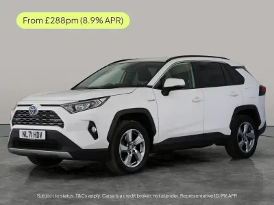 Gebraucht Toyota RAV4 Hybrid Design 222 PS (163 kW) 2021 Weiß SUV