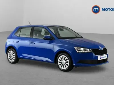 Used Skoda Fabia 60 HP (44 kW) 2019 Blue Hatchback
