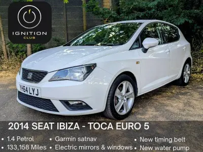 Used Seat Ibiza 85 HP (62 kW) 2014 White Hatchback