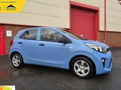 Used Kia Picanto 67 HP (49 kW) 2019 Blue Hatchback