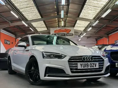 Used Audi A5 S-Line 190 HP (139 kW) 2019 White Coupe