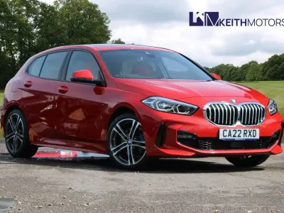 Used BMW 118 M Sport 136 HP (100 kW) 2022 Red Hatchback