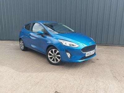 Used Ford Fiesta Trend 75 HP (55 kW) 2020 Blue Hatchback