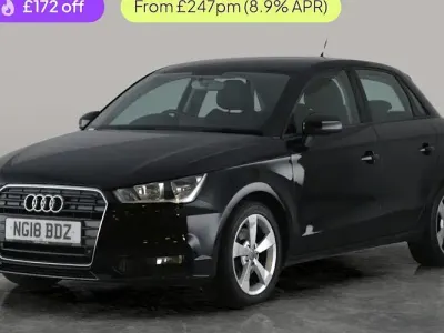 Begagnad Audi A1 Sportback Sport 125 HK (91 kW) 2018 Svart Halvkombi