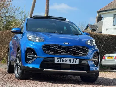 Usado Kia Sportage GT-Line S 174 HP (127 kW) 2019 Azul SUV