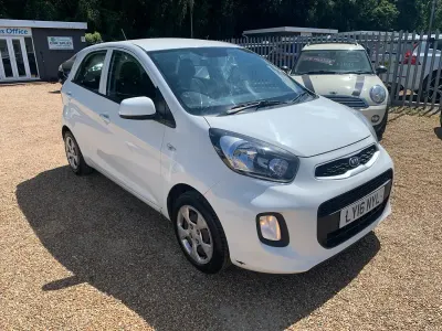 Used Kia Picanto 66 HP (48 kW) 2016 White Hatchback