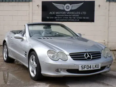 Used Mercedes SL350 245 HP (180 kW) 2004 Silver Cabriolet