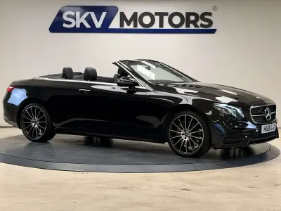 Used Mercedes E400 AMG Line Premium Plus 333 HP (244 kW) 2018 Black Cabriolet