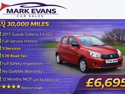 Used Suzuki Celerio 68 HP (50 kW) 2017 Red Hatchback