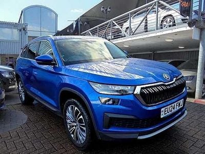 Used Skoda Kodiaq SE L Executive 147 HP (108 kW) 2024 Race blue metallic SUV