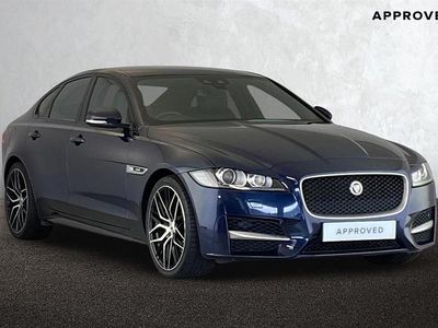 Used Jaguar XF R-Sport 240 HP (176 kW) 2018 Loire blue Sedan