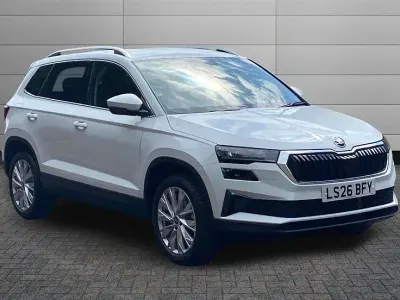 New Skoda Karoq SE L 150 HP (110 kW) 2026 Moon white SUV