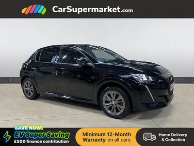 Black Used 2020 Peugeot e-208 Allure Hatchback | £11,497 (Fair price)