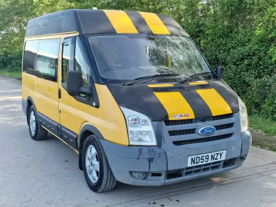 Used Ford Transit 115 HP (84 kW) 2009 Yellow Van