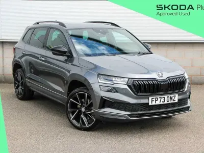 Used Skoda Karoq SportLine 150 HP (110 kW) 2023 Graphite grey metallic SUV