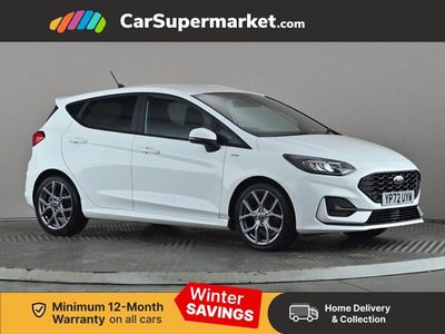 White Used 2022 Ford Fiesta ST-Line Hatchback | £15,697 (Fair price)