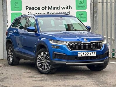 Race blue metallic Used 2022 Skoda Kodiaq SE L Executive SUV | £24,495 (Fair price)