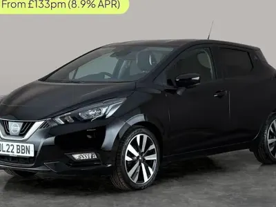Used Nissan Micra Tekna 92 HP (67 kW) 2022 Black Hatchback