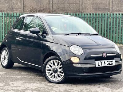Used Fiat 500 Lounge 69 HP (50 kW) 2014 Black Hatchback