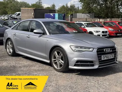 Used Audi A6 S-Line 190 HP (139 kW) 2016 Silver Sedan