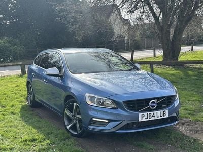 Used Volvo V60 R-Design 181 HP (133 kW) 2015 Blue Estate