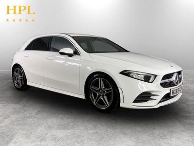 Used Mercedes A180 AMG line 136 HP (100 kW) 2019 White Hatchback