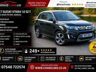 Used Suzuki Vitara SZ5 120 HP (88 kW) 2017 Black SUV