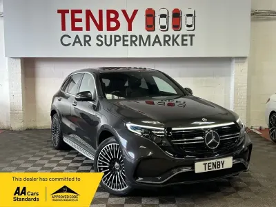 Used Mercedes EQC400 AMG line 300 kW (408 HP) 2020 Grey SUV