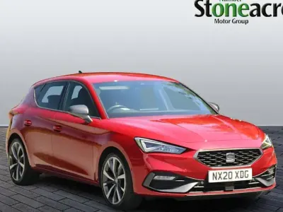 Used Seat Leon FR First Edition 150 HP (110 kW) 2021 Red Hatchback