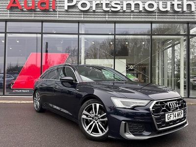 Used Audi A6 S-Line 204 HP (150 kW) 2024 Blue Estate
