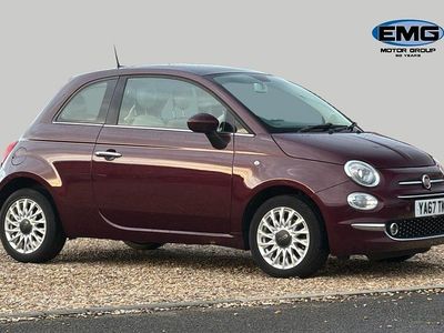 Used Fiat 500 Lounge 69 HP (50 kW) 2017 Red Hatchback
