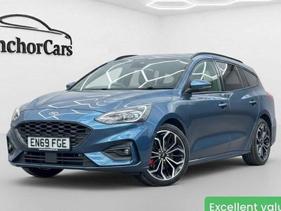 Used Ford Focus ST-Line X 182 HP (133 kW) 2020 Blue Estate
